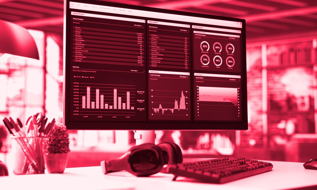 Click-through rate benchmarks on screen